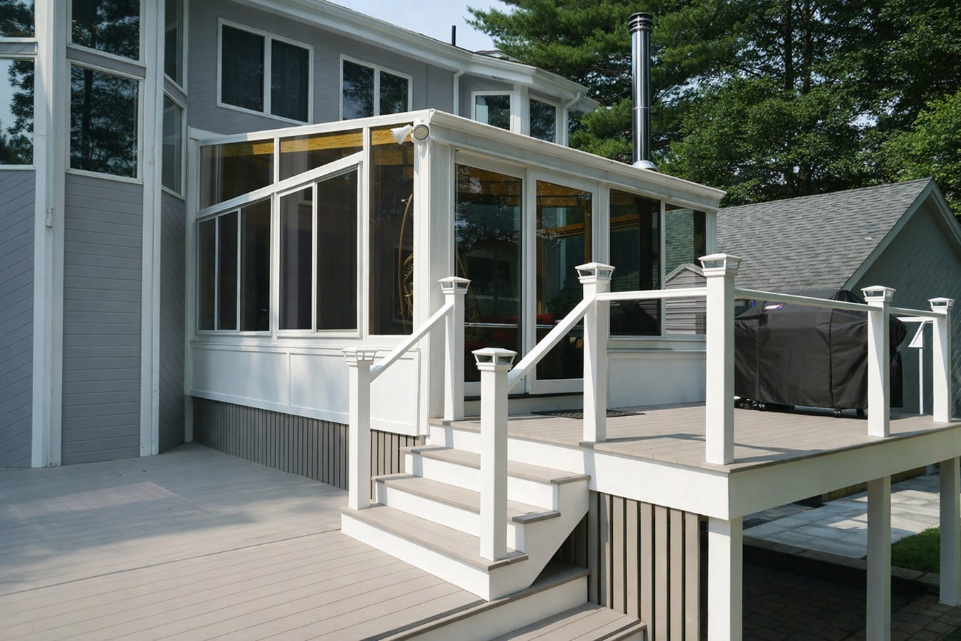 Deck-to-Sunroom Conversion in Hesperia, CA